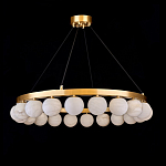 Люстра круглая с сферическими плафонами из натурального камня Phased Spheres варинант исполнения - 1 | Loft Concept в Челябинске