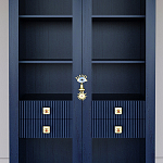 Дизайнерский шкаф витрина Elsa Dreams Blue с 4-мя ящиками варинант исполнения - 2 | Loft Concept в Челябинске