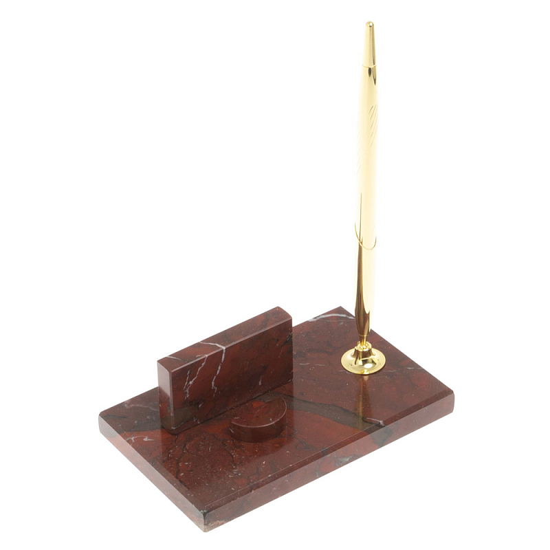 Подставка для телефона с ручкой из натурального камня креноид Natural Stone Stand Креноид Золотой в Челябинске | Loft Concept 