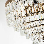 Люстра с прямоугольными хрустальными подвесками Lunet Crystal Rectangulars Chandelier 12 варинант исполнения - 2 | Loft Concept в Челябинске