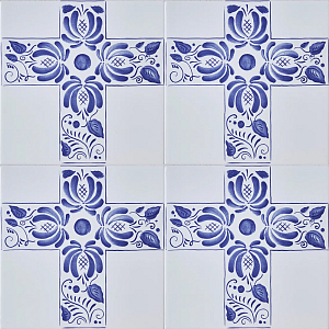 Плитка с узором Кресты