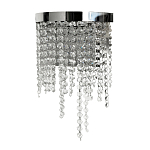 Бра Хром с каскадом сияющих кристаллов Shining Waterfall варинант исполнения - 1 | Loft Concept в Челябинске
