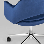 Кресло для компьютерного стола Veloury Blue варинант исполнения - 8 | Loft Concept в Челябинске