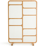 Ширма из массива дуба и ткани Arcuri Screen варинант исполнения - 2 | Loft Concept в Челябинске