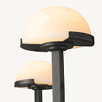 Люстрас 3-мя мраморными плафонами в форме купола Light Warm Light варинант исполнения - 1 | Loft Concept в Челябинске