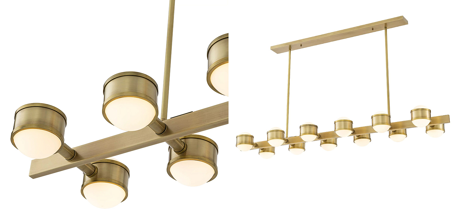 Люстра Eichholtz Chandelier Aldo Brass Люстра Eichholtz Chandelier Aldo Brass - Loft-Concept в Челябинске