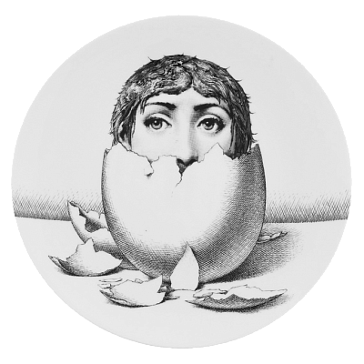 Декоративная тарелка Fornasetti 30.CR.BW.R01-258