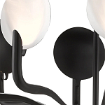 Люстра с плафонами в виде черно-белых дисков Ideal Shade Combination варинант исполнения - 1 | Loft Concept в Челябинске