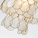 Подвесной светильник с декором из натуральной морской ракушки Iridescent Light варинант исполнения - 6 | Loft Concept в Челябинске