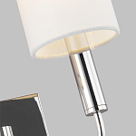 Бра с прямоугольным основанием и 2-мя белыми цилиндрическими льняными абажурами Feiss варинант исполнения - 2 | Loft Concept в Челябинске