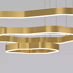 Люстра подвесная с 3-мя ассиметричными светодиодными лампами Golden Current варинант исполнения - 4 | Loft Concept в Челябинске