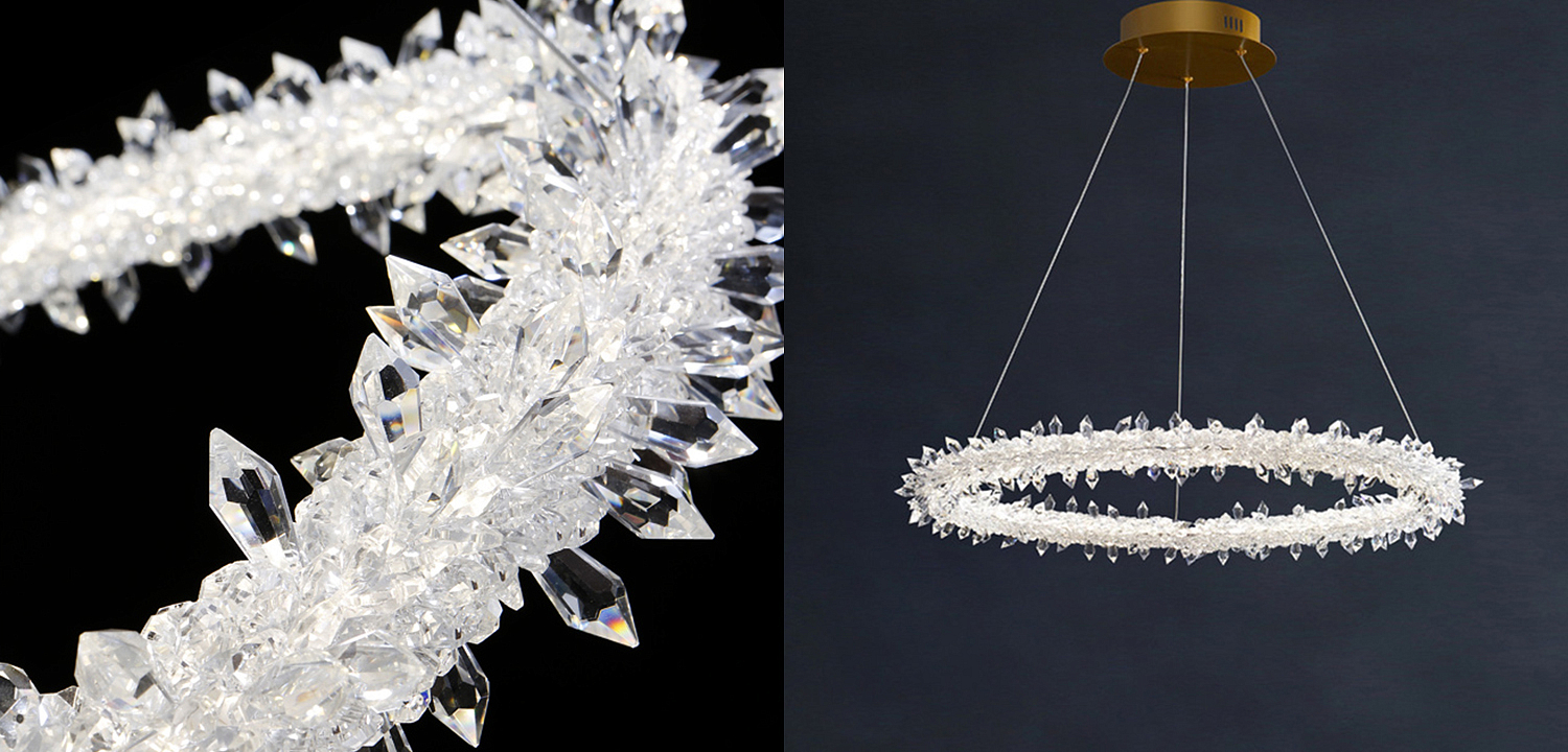 Люстра Crystal round chandelier Люстра Crystal round chandelier - Loft-Concept в Челябинске