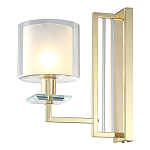 Бра с геометрическим каркасом из металла и цилиндрическим стеклянным плафоном Laurent варинант исполнения - 6 | Loft Concept в Челябинске