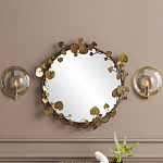 Бра круглое с прозрачным рельефным плафоном Crystal Prism варинант исполнения - 3 | Loft Concept в Челябинске