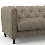 Мебельная ткань Шенилл коричневый цвет 138 см T4-28 варинант исполнения - 6 | Loft Concept в Челябинске