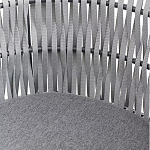 Кресло с декоративным плетением на спинке и подлокотниках Armchair Weaving варинант исполнения - 8 | Loft Concept в Челябинске