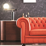 Дизайнерский комод овальной формы с белой столешницей и 4-мя ящиками Gioli варинант исполнения - 3 | Loft Concept в Челябинске