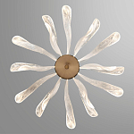 Люстра с крупными рельефным декором в виде лепестков 60 см Ethereal Bloom варинант исполнения - 4 | Loft Concept в Челябинске