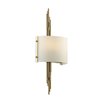 Бра с изогнутым плафоном на бронзовом основании с вертикальным декором из металлических трубок Sohne варинант исполнения - 7 | Loft Concept в Челябинске