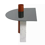 Дизайнерский журнальный стол с рельефным основанием Dutynor варинант исполнения - 1 | Loft Concept в Челябинске