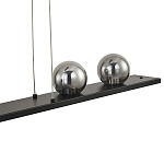 Светодиодная линейная люстра IONA Сhandelier black 103 варинант исполнения - 3 | Loft Concept в Челябинске