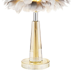 Настольная лампа с перьями Plumage Grey Table Lamp варинант исполнения - 2 | Loft Concept в Челябинске