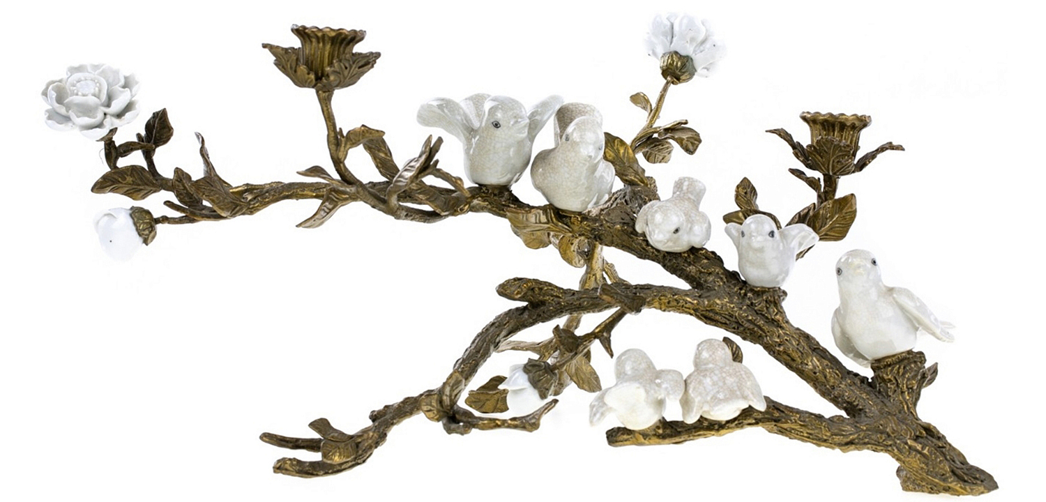 Подсвечник Bronze Branch Candlestick Подсвечник Bronze Branch Candlestick - Loft-Concept в Челябинске