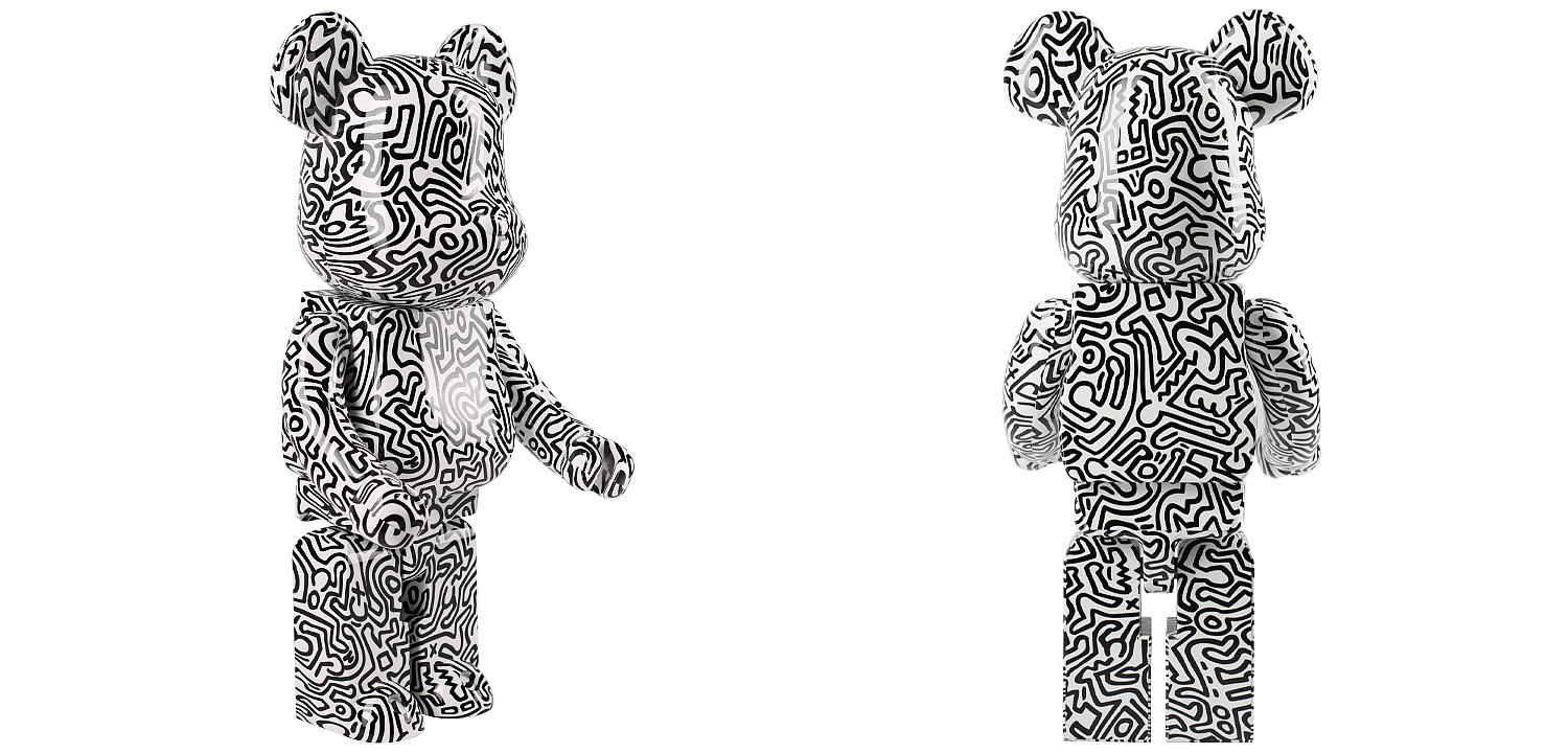 Статуэтка Bearbrick Keith Haring Ver. 4 Статуэтка Bearbrick Keith Haring Ver. 4 - Loft-Concept в Челябинске