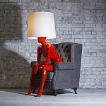 Лампа MANNEQUIN LAMP с абажуром девушка на кресле варинант исполнения - 4 | Loft Concept в Челябинске