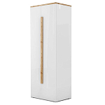 Шкаф платяной с белым глянцевым фасадом Grace of Furniture варинант исполнения - 2 | Loft Concept в Челябинске