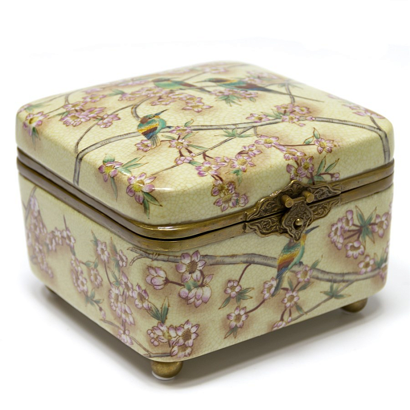 Шкатулка Casket Sakura Бежевый Бронза Шкатулка Casket Sakura Бежевый Бронза в Челябинске | Loft Concept
