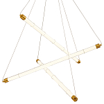 Светодиодная люстра Trumpet Tube Brass  варинант исполнения - 1 | Loft Concept в Челябинске