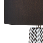 Настольная лампа с черно-белым узором Wavy Stripes варинант исполнения - 1 | Loft Concept в Челябинске