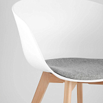 Стул из пластика с мягким сиденьем Eames варинант исполнения - 7 | Loft Concept в Челябинске