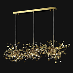 Люстра подвесная из трех частей с металлическими круглыми элементами Terzani Argent варинант исполнения - 5 | Loft Concept в Челябинске