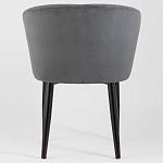 Мягкое кресло на металлических ножках Shaggy Dark Grey варинант исполнения - 3 | Loft Concept в Челябинске