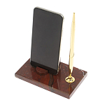 Подставка для телефона с ручкой из натурального камня креноид Natural Stone Stand варинант исполнения - 3 | Loft Concept в Челябинске