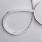 Люстра белого цвета с тремя изогнутыми светодиоидными плафонами Luke Lampco Tracer Lamp варинант исполнения - 3 | Loft Concept в Челябинске