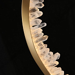 Подвесной светильник обрамленный элементами в виде кристаллов Smooth Shine варинант исполнения - 5 | Loft Concept в Челябинске