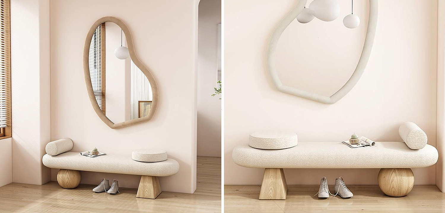 Банкетка Hollie Wooden Forms Bench Банкетка Hollie Wooden Forms Bench - Loft-Concept в Челябинске