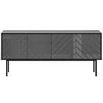 Длинная тумба с зеркальным декором Serena варинант исполнения - 11 | Loft Concept в Челябинске