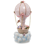 Статуэтка фарфоровая музыкальная Девочка на воздушном шаре Charming Statuette варинант исполнения - 1 | Loft Concept в Челябинске