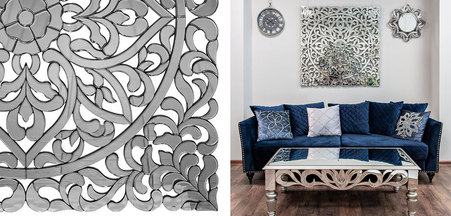 Зеркальное панно Openwork Mirror Square - Loft-Concept в Челябинске