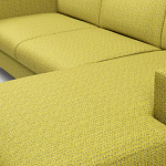 Мебельная ткань Шенилл горчичный цвет 142 см T4-62 варинант исполнения - 10 | Loft Concept в Челябинске