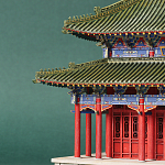 Макет Китайской пагоды миниатюра Дворцовый парк Синцинь в Пекине варинант исполнения - 1 | Loft Concept в Челябинске