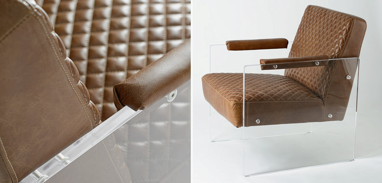 Кресло Gioff Chair натуральная кожа Кресло Gioff Chair натуральная кожа - Loft-Concept в Челябинске
