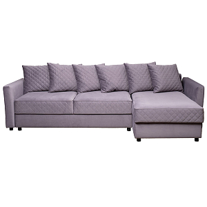 Диван трехместный раскладной Giorgio Sofa серый