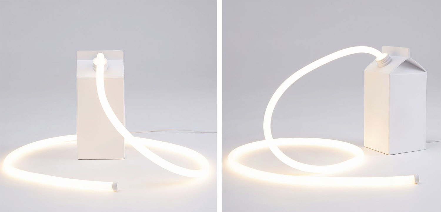 Настольная лампа Seletti Daily Glow Milk Настольная лампа Seletti Daily Glow Milk - Loft-Concept в Челябинске
