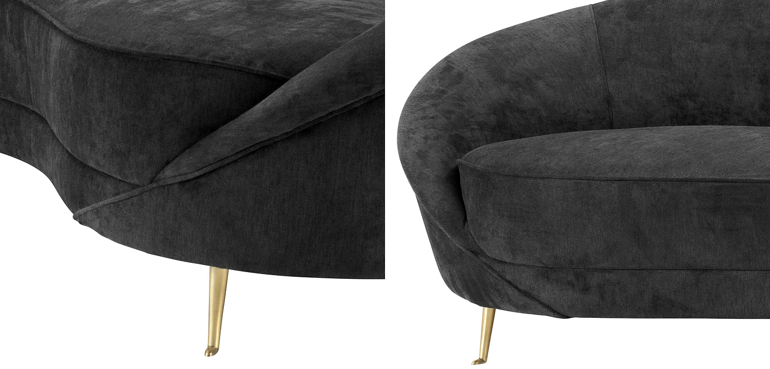 Диван Eichholtz Sofa Provocateur Black Диван Eichholtz Sofa Provocateur Black - Loft-Concept в Челябинске