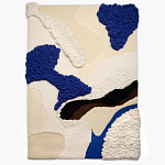 Ковер ручной работы Electric blue and popcorn варинант исполнения - 1 | Loft Concept в Челябинске